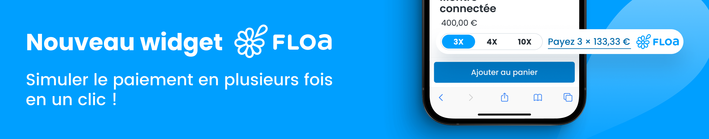 Bannière Widget Floa